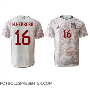 Mexiko Hector Herrera #16 Borta Matchtröja VM 2022 Kortärmad